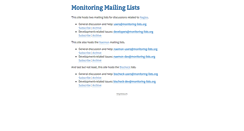 Desktop Screenshot of monitoring-lists.org